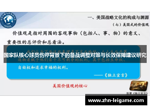 国家队核心球员伤停背景下的备战调整对策与长效保障建议研究 国家队核心球员伤停背景下的备战调整对策与长效保障建议研究